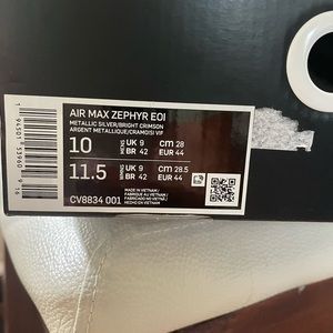 Nike Air Max Zephyer Mens